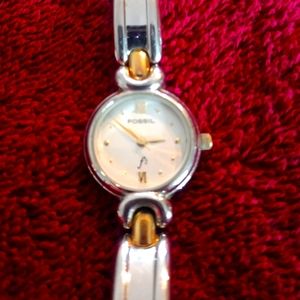 Vintage Fossil bracelet watch